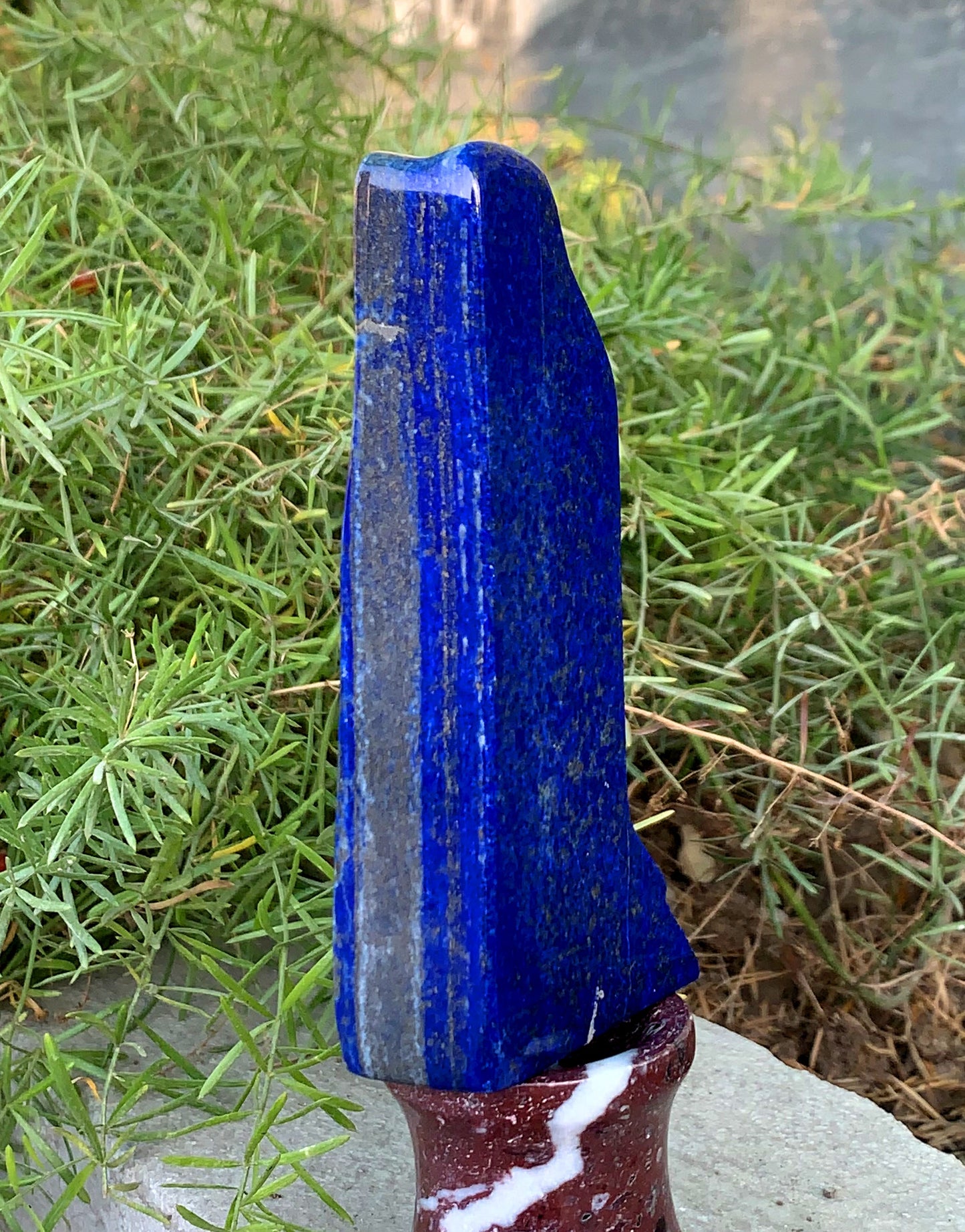 Grade Royal Blue Lapis Lazuli Polished Freeform, Home Decore, Lapis Tumble, Afghan Lapis Stone - 229 gram