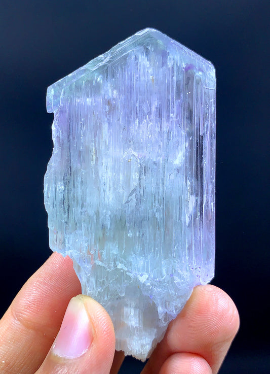 V Shape Terminated Bi Color Kunzite Crystal From Afghanistan - 89 Gram