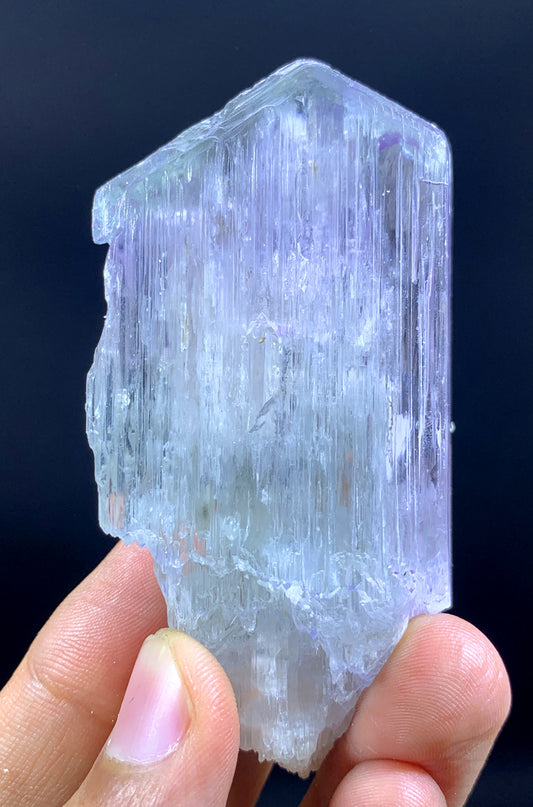 V Shape Terminated Bi Color Kunzite Crystal From Afghanistan - 89 Gram