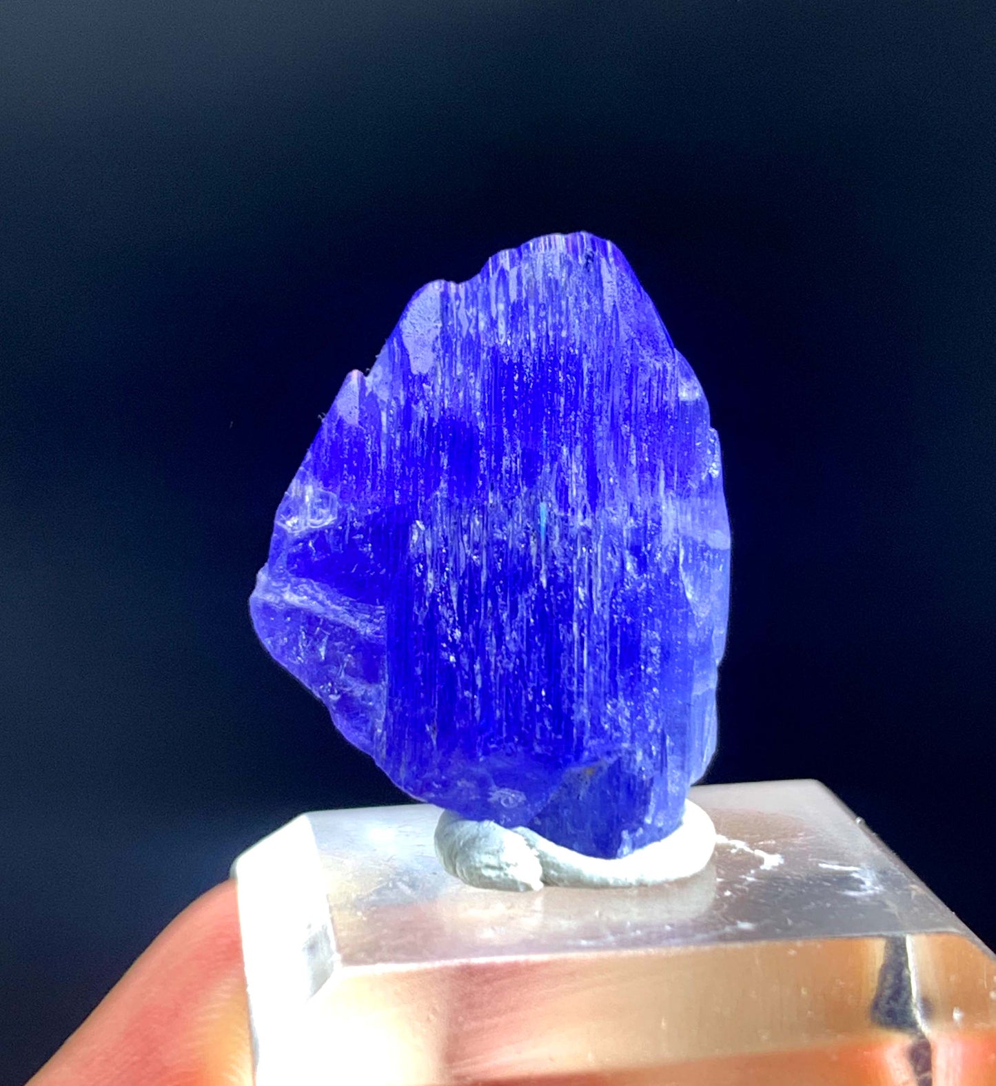 Rare Blue Tanzanite Crystal From Tanzania - 23.95 Carats
