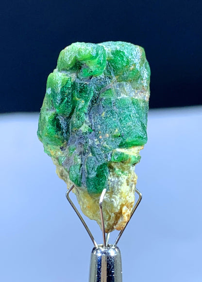 47.15 Carats Green Emerald Crystal On Matrix From Pakistan