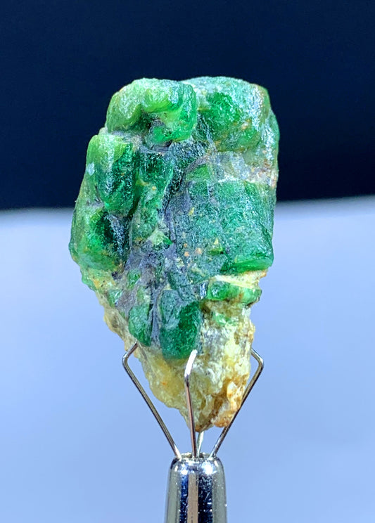 47.15 Carats Green Emerald Crystal On Matrix From Pakistan