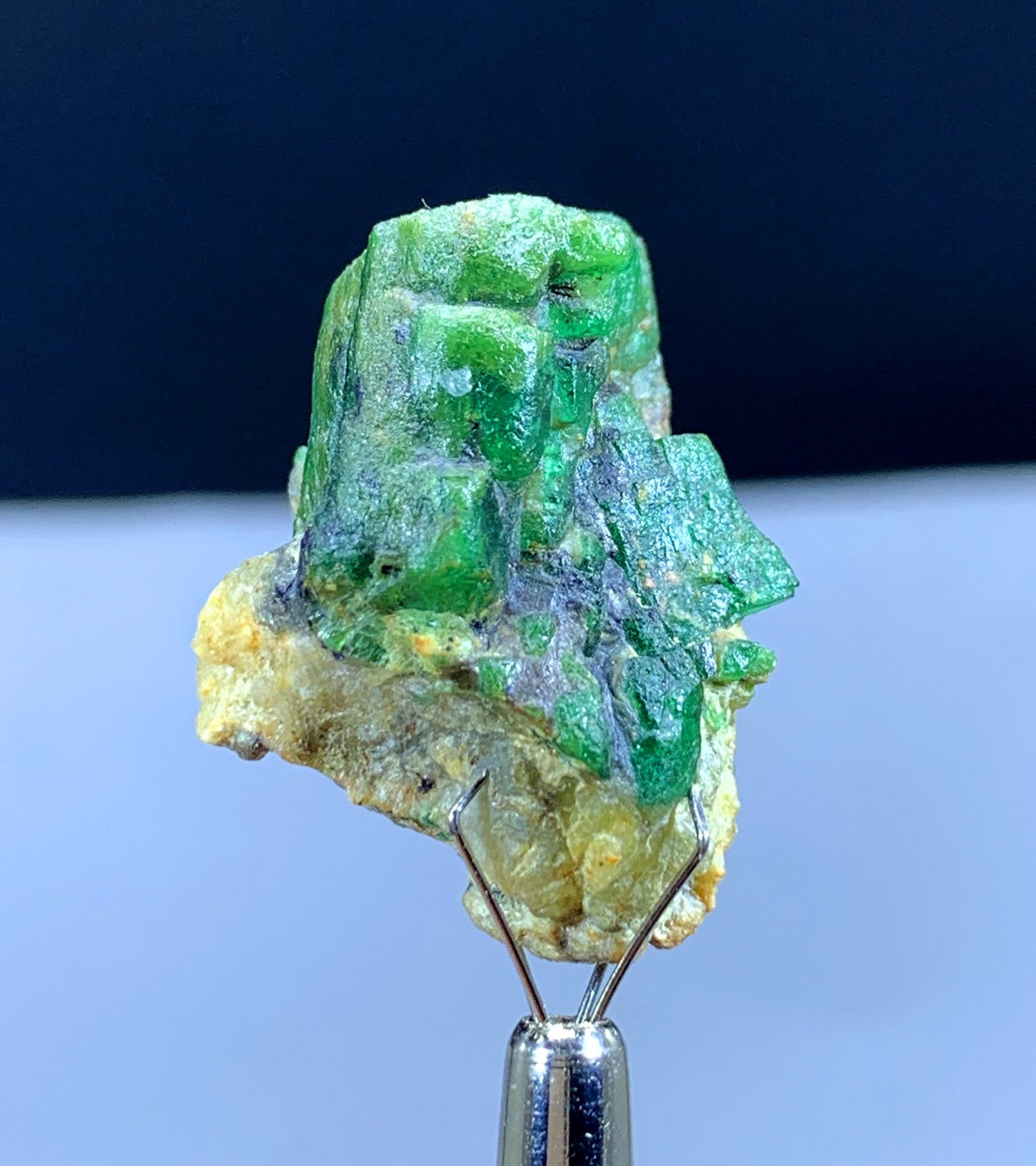 47.15 Carats Green Emerald Crystal On Matrix From Pakistan