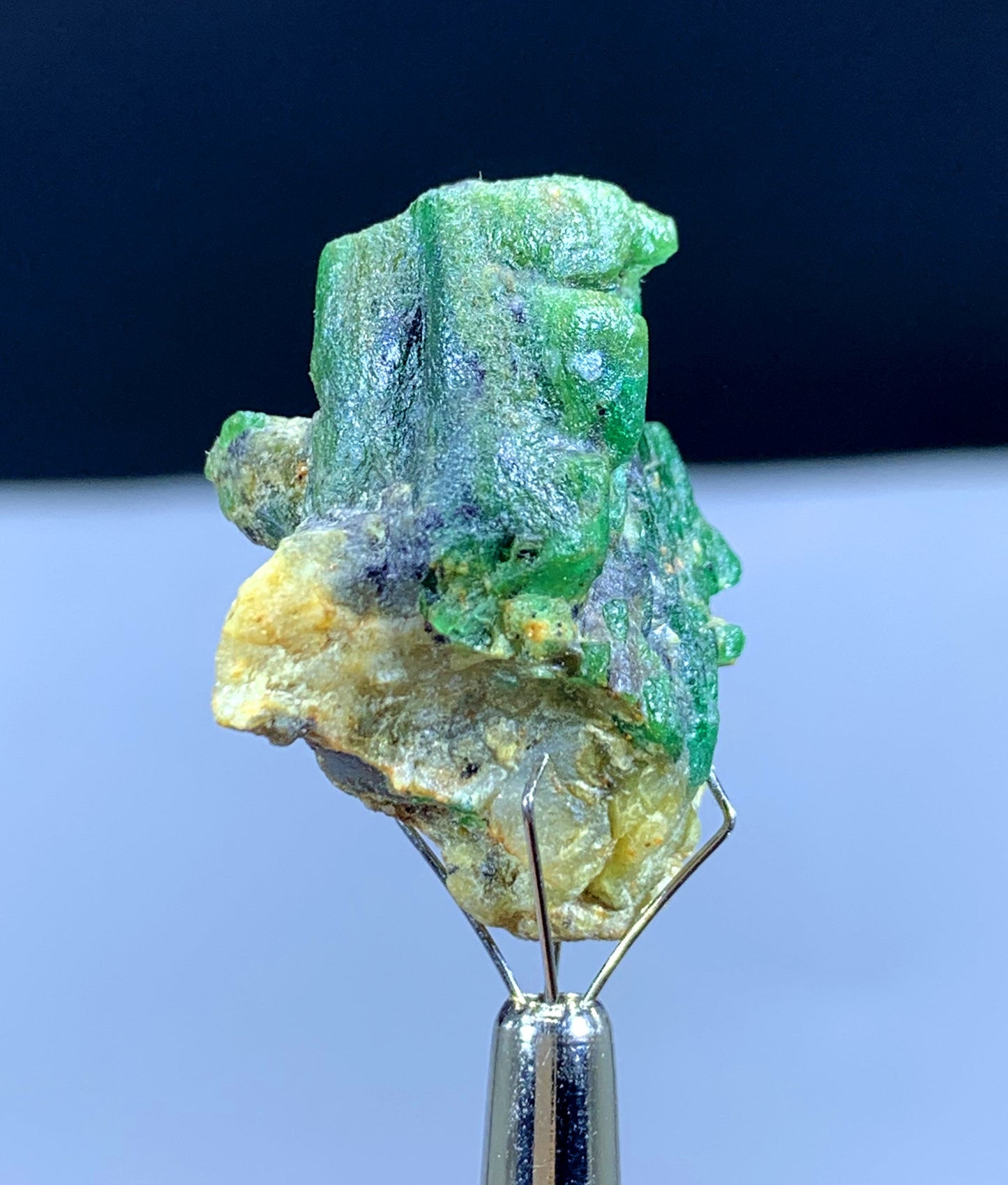 47.15 Carats Green Emerald Crystal On Matrix From Pakistan