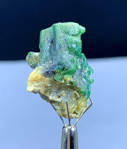 47.15 Carats Green Emerald Crystal On Matrix From Pakistan