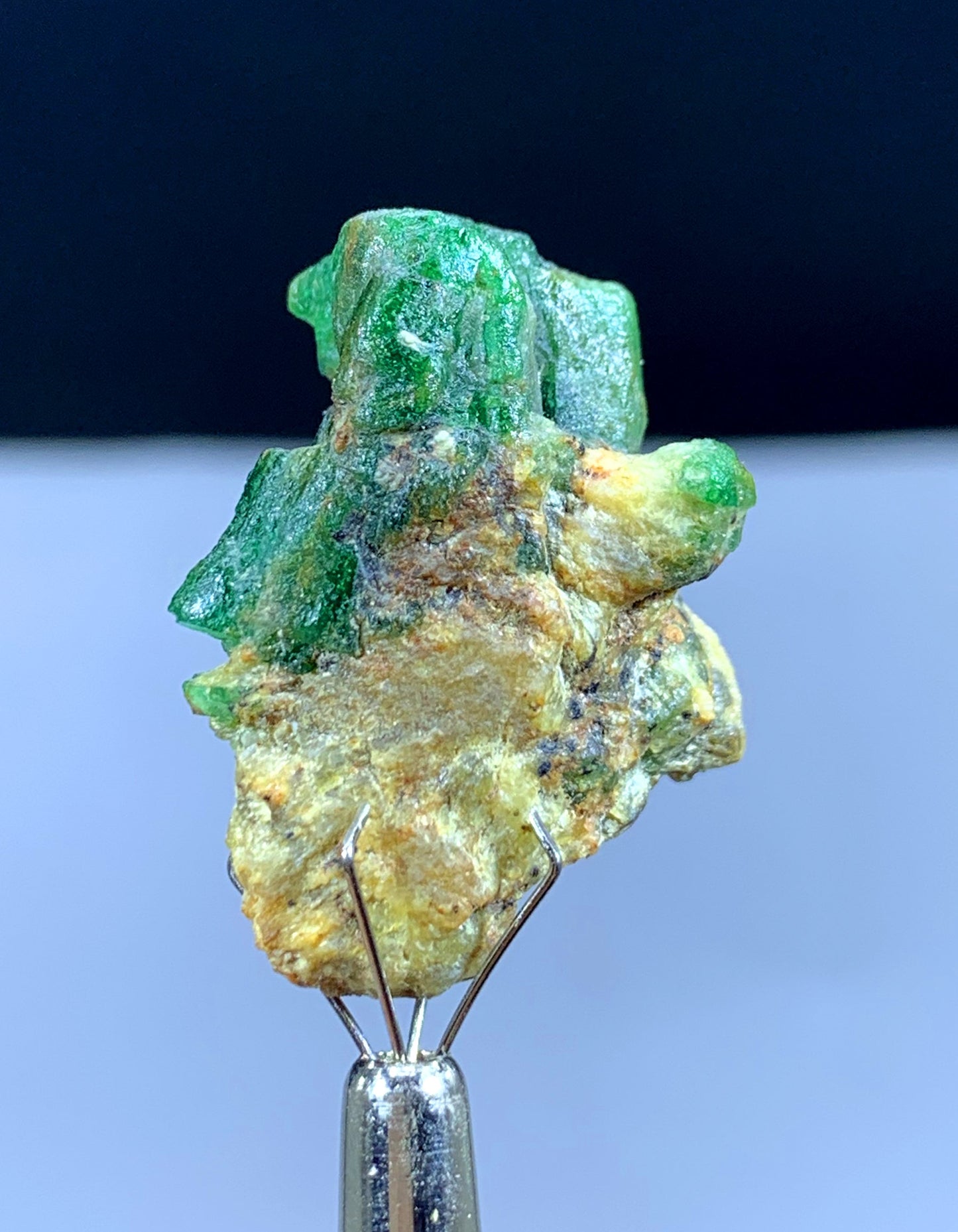 47.15 Carats Green Emerald Crystal On Matrix From Pakistan