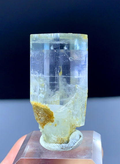 Terminated Bi Color Aquamorganite Var Beryl From Pakistan - 13 Gram