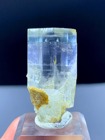 Terminated Bi Color Aquamorganite Var Beryl From Pakistan - 13 Gram