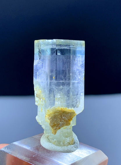 Terminated Bi Color Aquamorganite Var Beryl From Pakistan - 13 Gram