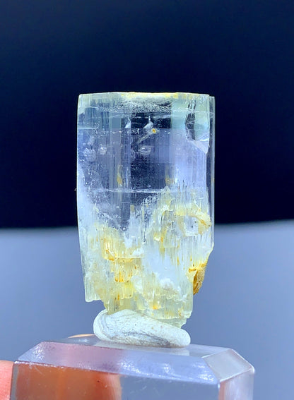 Terminated Bi Color Aquamorganite Var Beryl From Pakistan - 13 Gram