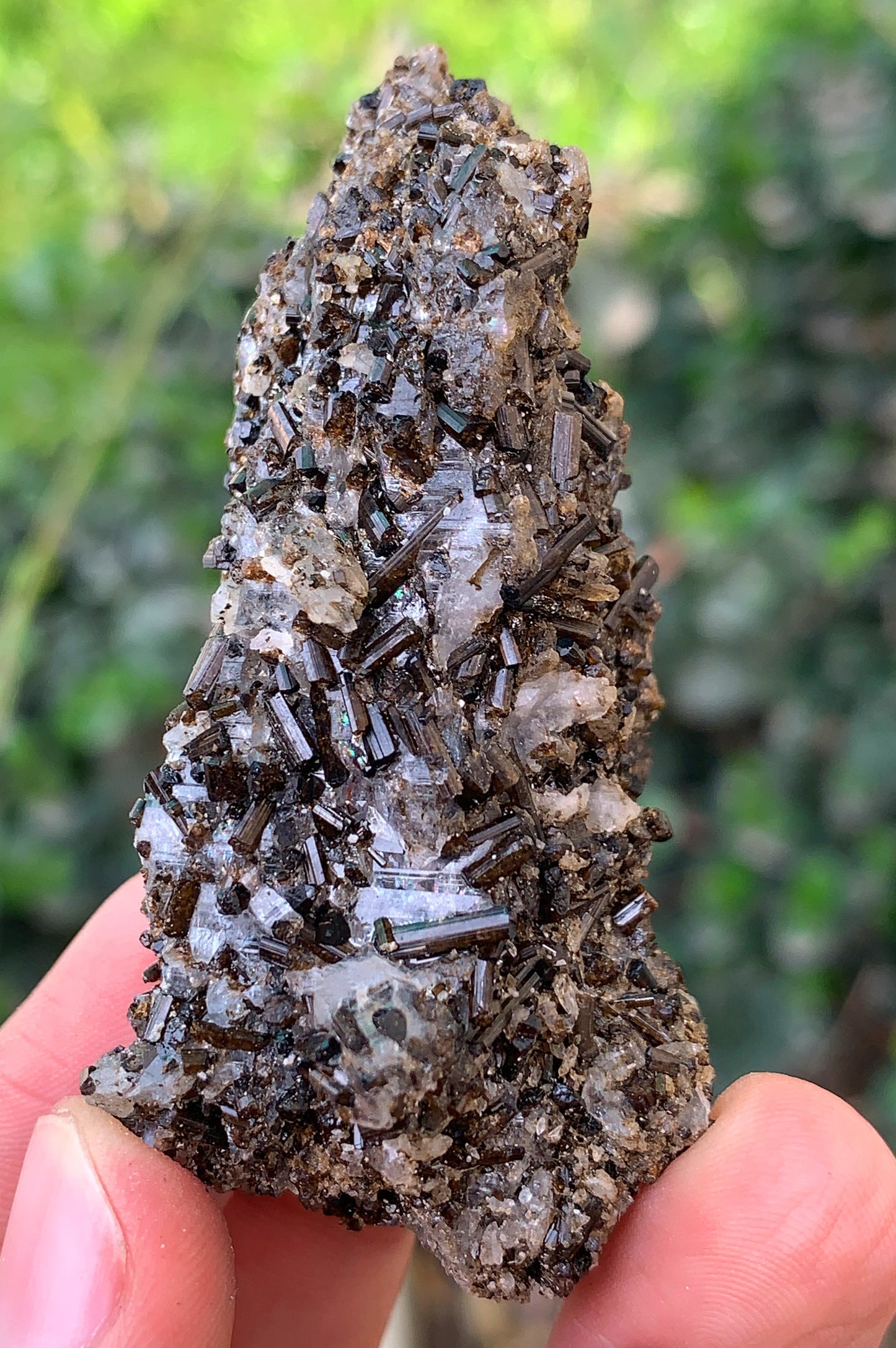 Natural Rare Brown Childrenite Crystal Cluster From Pakistan - 50 Gram