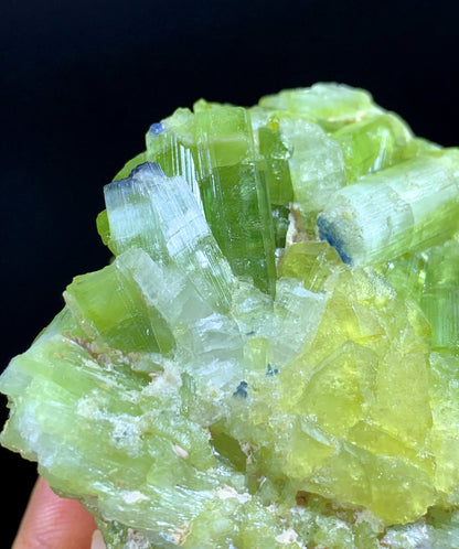 Natural Green Tourmaline Cluster From Afghanistan - 209 Gram