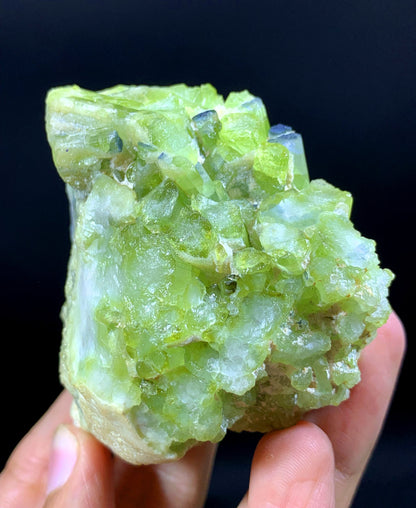 Natural Green Tourmaline Cluster From Afghanistan - 209 Gram