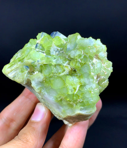 Natural Green Tourmaline Cluster From Afghanistan - 209 Gram