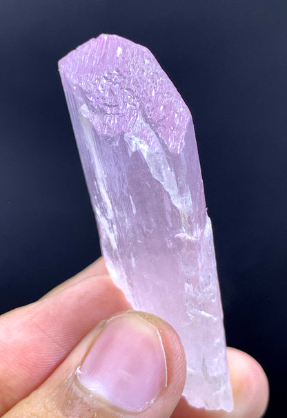 Fluorescent pink Kunzite Crystal From Afghanistan 40 Gram