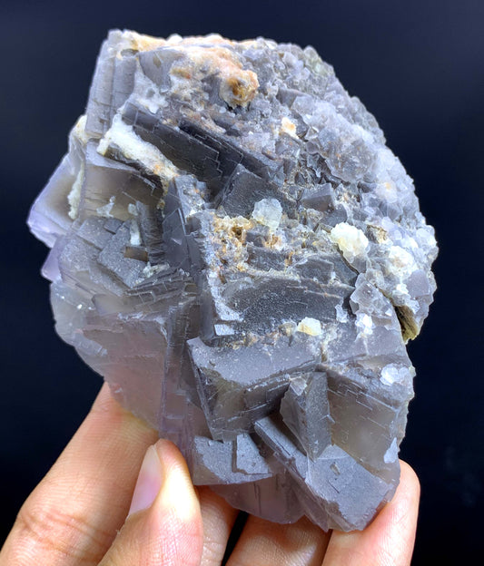 Purple Phantom Fluorite Specimen From Pakisan 504 Gram