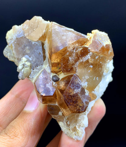 Rich Brown Color Topaz Cluster From Pakistan - 144 Gram