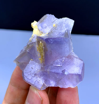 Natural Purple Phantom Fluorite Crystal from Baluchistan Pakistan - 57 grams