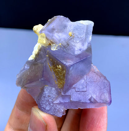 Natural Purple Phantom Fluorite Crystal from Baluchistan Pakistan - 57 grams