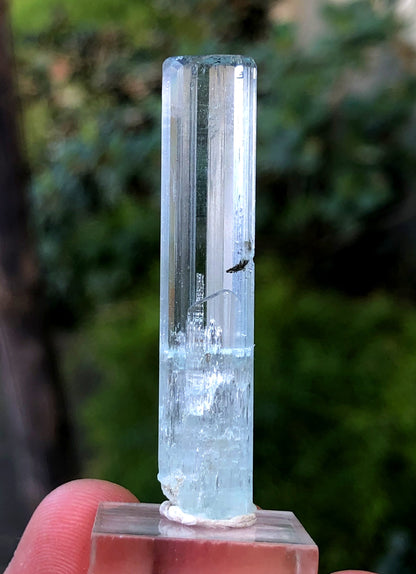 27.40 CTS Transparent Blue Aquamarine Crystal From Pakistan