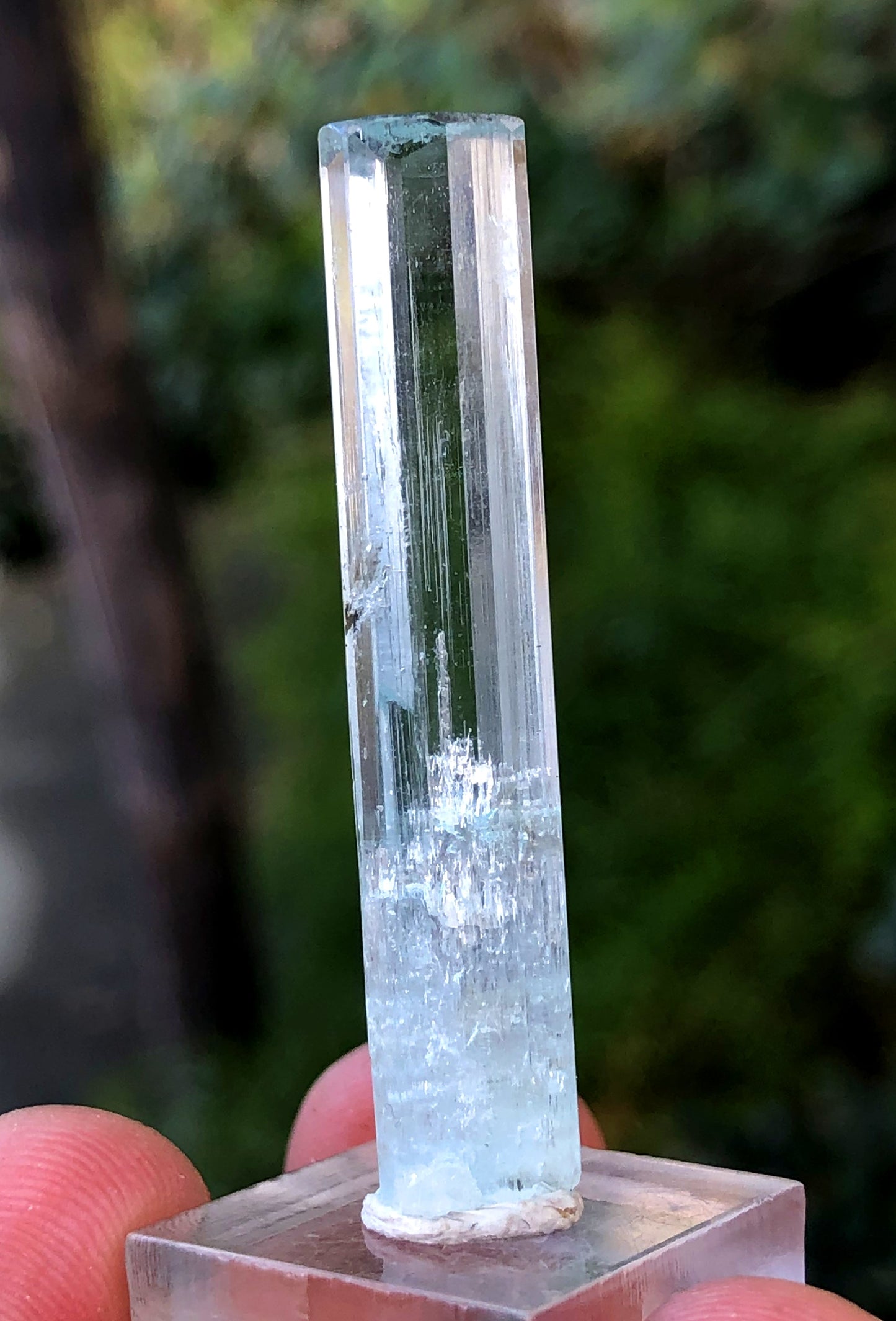 27.40 CTS Transparent Blue Aquamarine Crystal From Pakistan