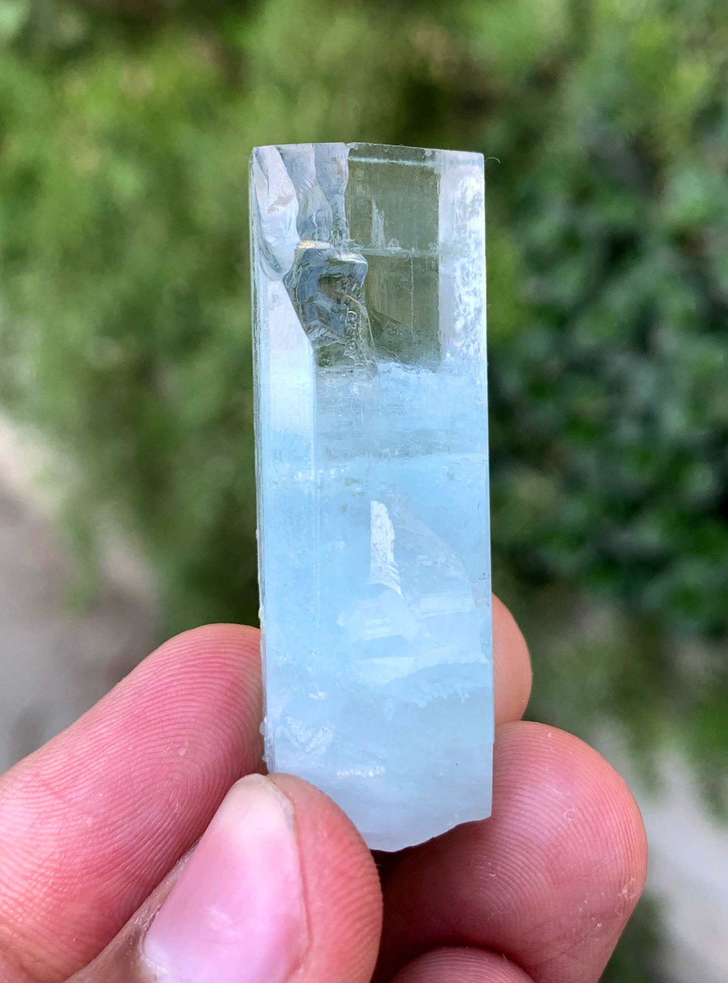 Blue Aquamarine Crystal From Pakistan 23 Gram