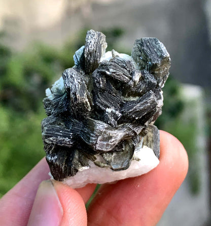 Pink Apatite Crystal ith mica From Pakistan 28 Gram