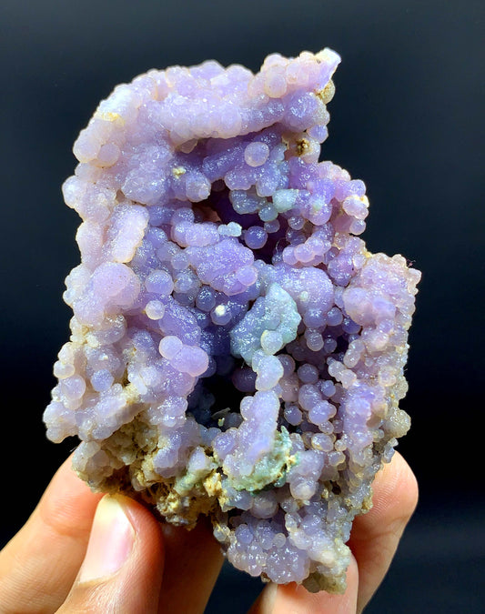 Bi Color Chalcedony Grape Agate Specimen From Indonesia - 113 Gram