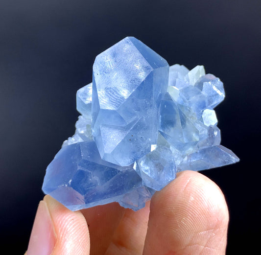 Blue Celestine Crystal Cluster From Afghanistan - 47 Gram