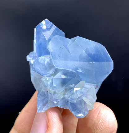 Blue Celestine Crystal Cluster From Afghanistan - 47 Gram