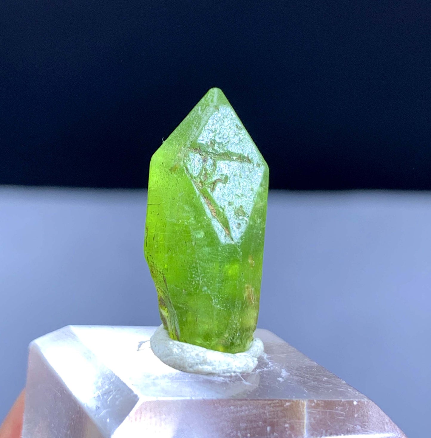 Green Peridot Crystal From Pakistan - 19.15 Carats