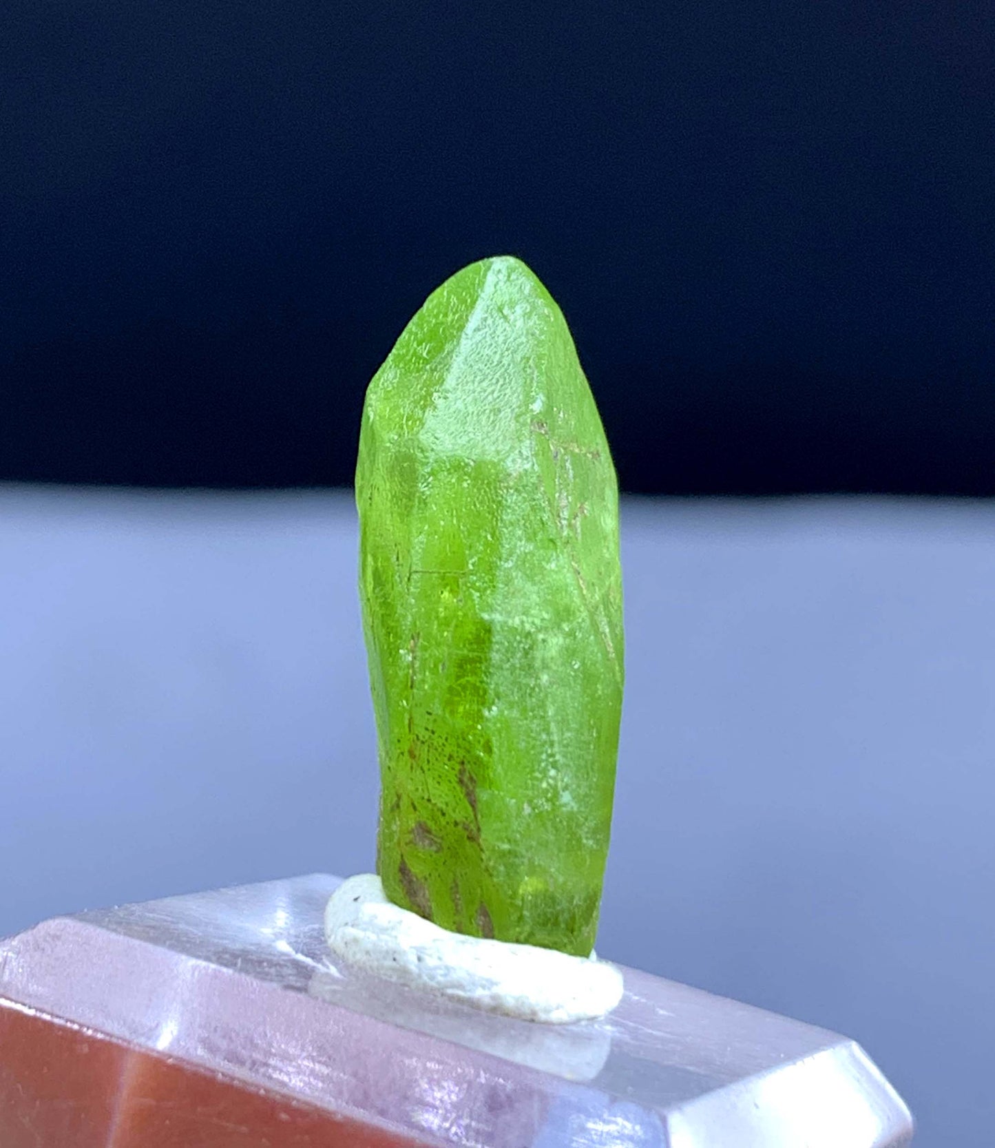 Green Peridot Crystal From Pakistan - 19.15 Carats