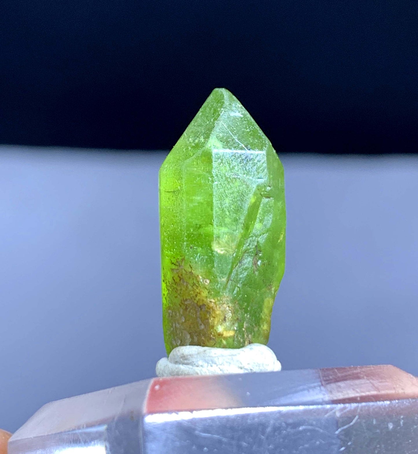 Green Peridot Crystal From Pakistan - 19.15 Carats