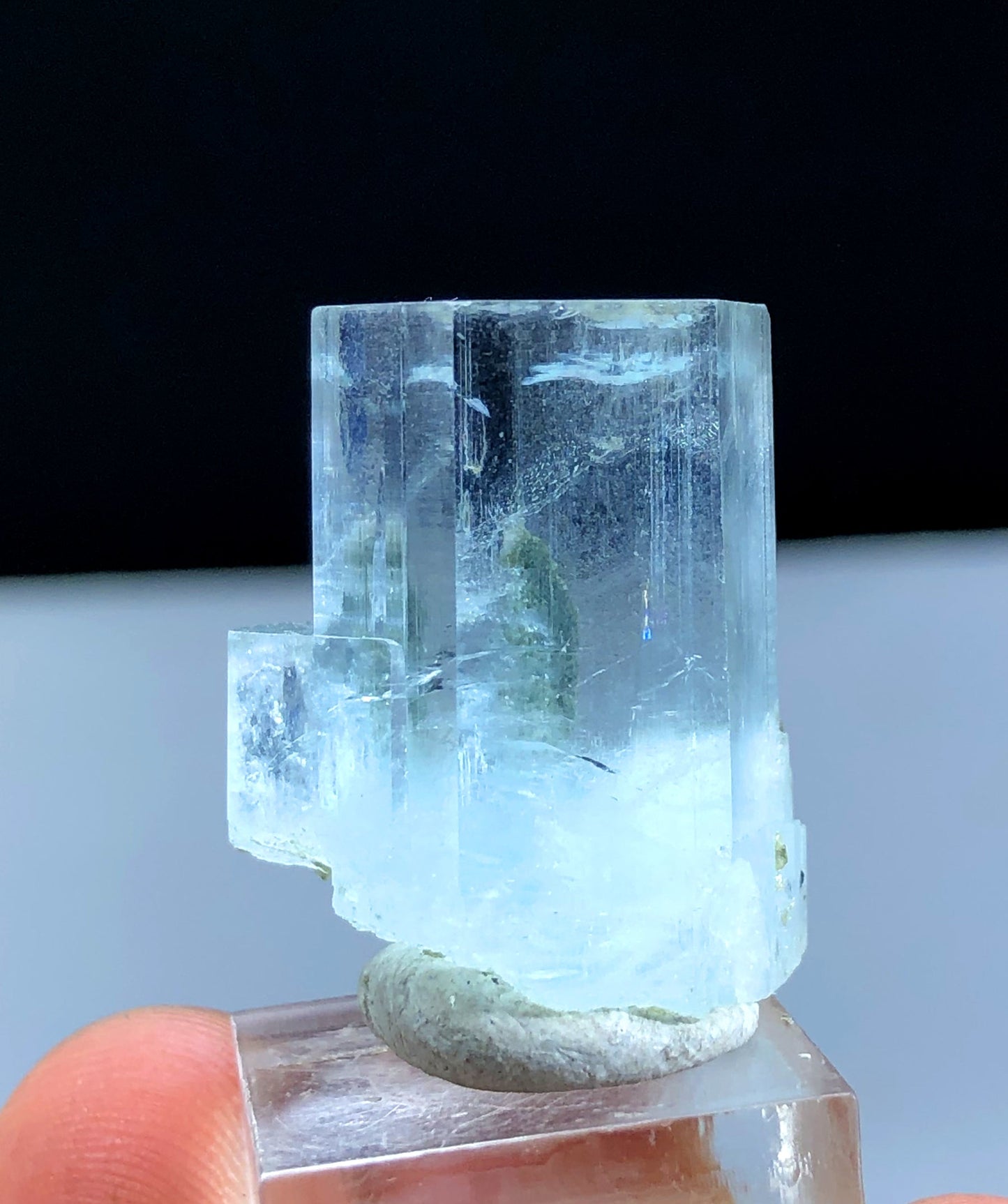 Natural Terminated Blue Aquamarine Crystal From Skardu Pakistan - 65.05 CTS
