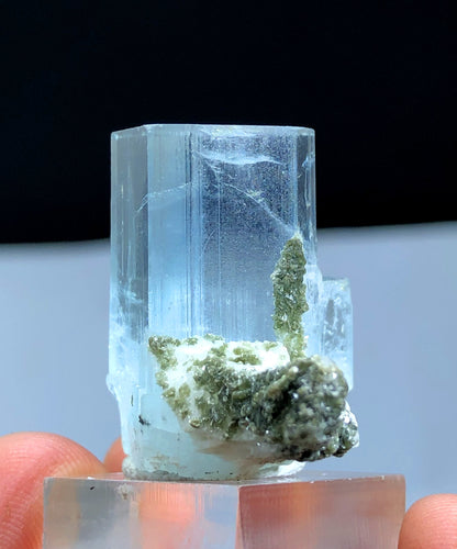 Natural Terminated Blue Aquamarine Crystal From Skardu Pakistan - 65.05 CTS