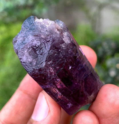 Purple Fluorescent Scapolite Crystal From Afghanistan