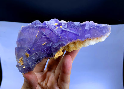 Natural Purple Phantom Fluorite from Pakistan - 301 gram