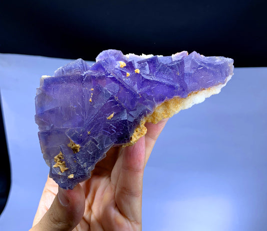 Natural Purple Phantom Fluorite from Pakistan - 301 gram