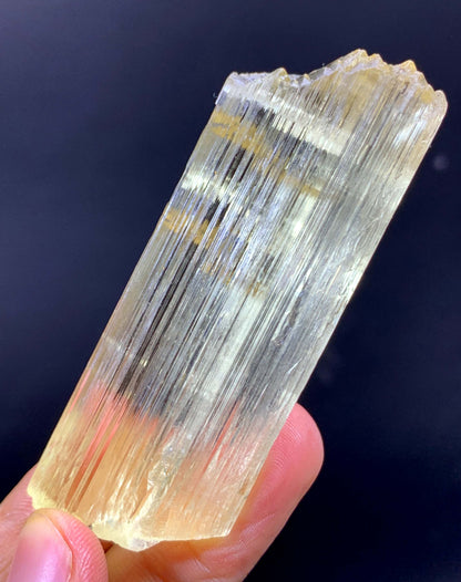 Double Terminated Triphane Kunzite Crystal From Afghanistan - 54 Gram