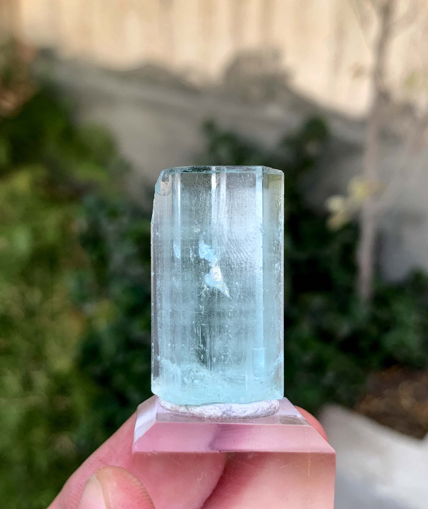 Sky Blue Aquamarine Crystal From Pakistan 17 Gram