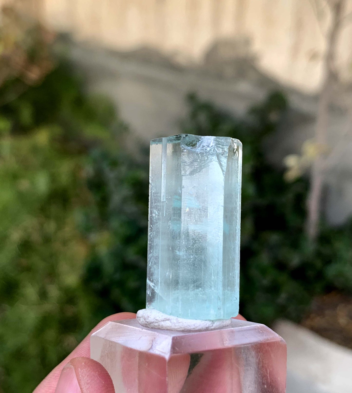 Sky Blue Aquamarine Crystal From Pakistan 17 Gram