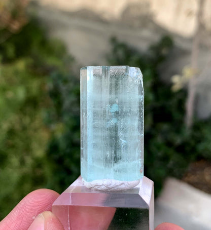 Sky Blue Aquamarine Crystal From Pakistan 17 Gram