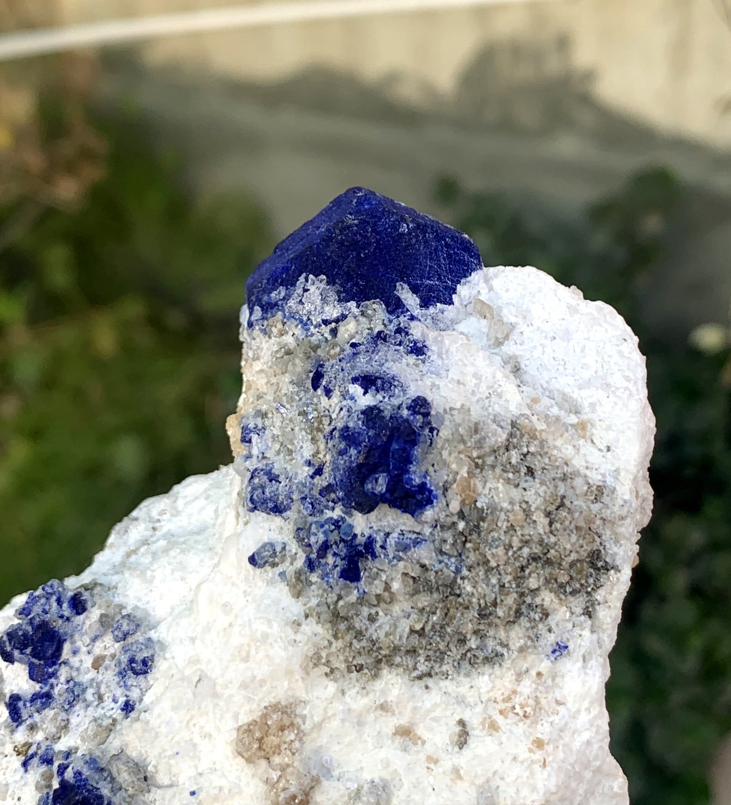 Ink Blue Lapis LAzurite WIth Golden Pyrite From Afghanistan 432 Gram