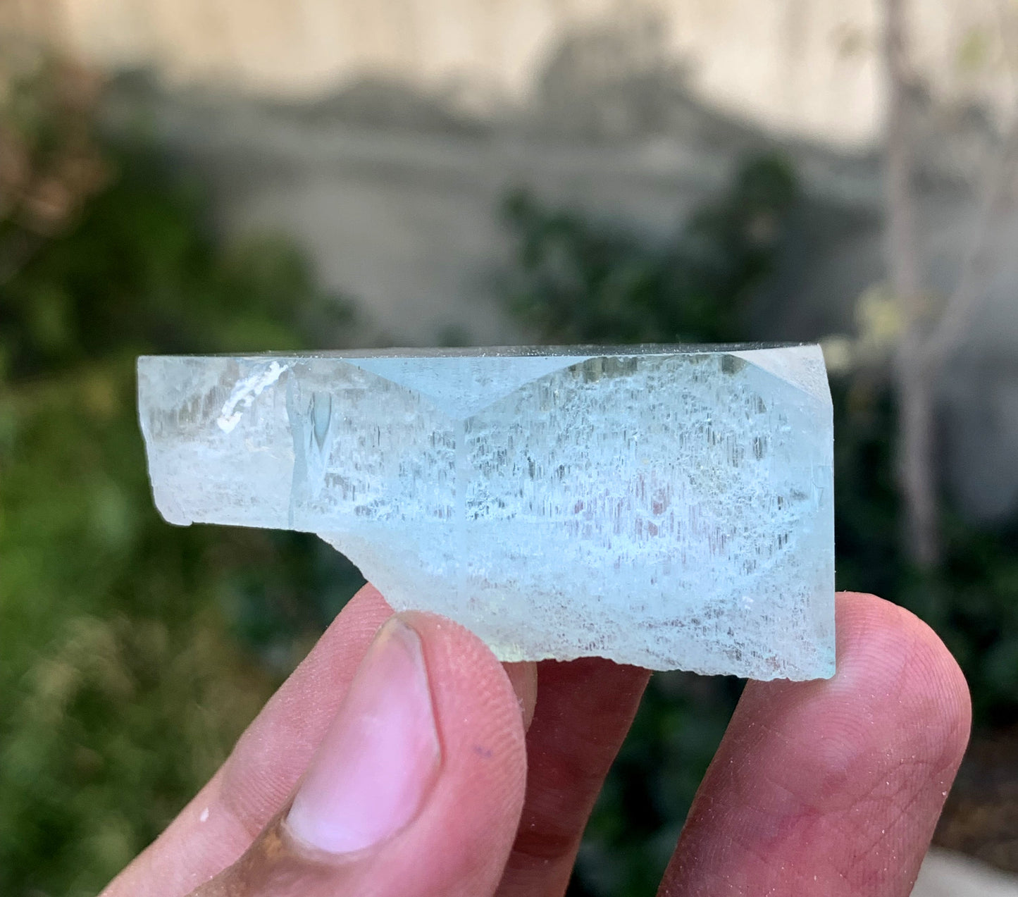 Sky Blue Aquamarine Crystal From Pakistan 27 Gram