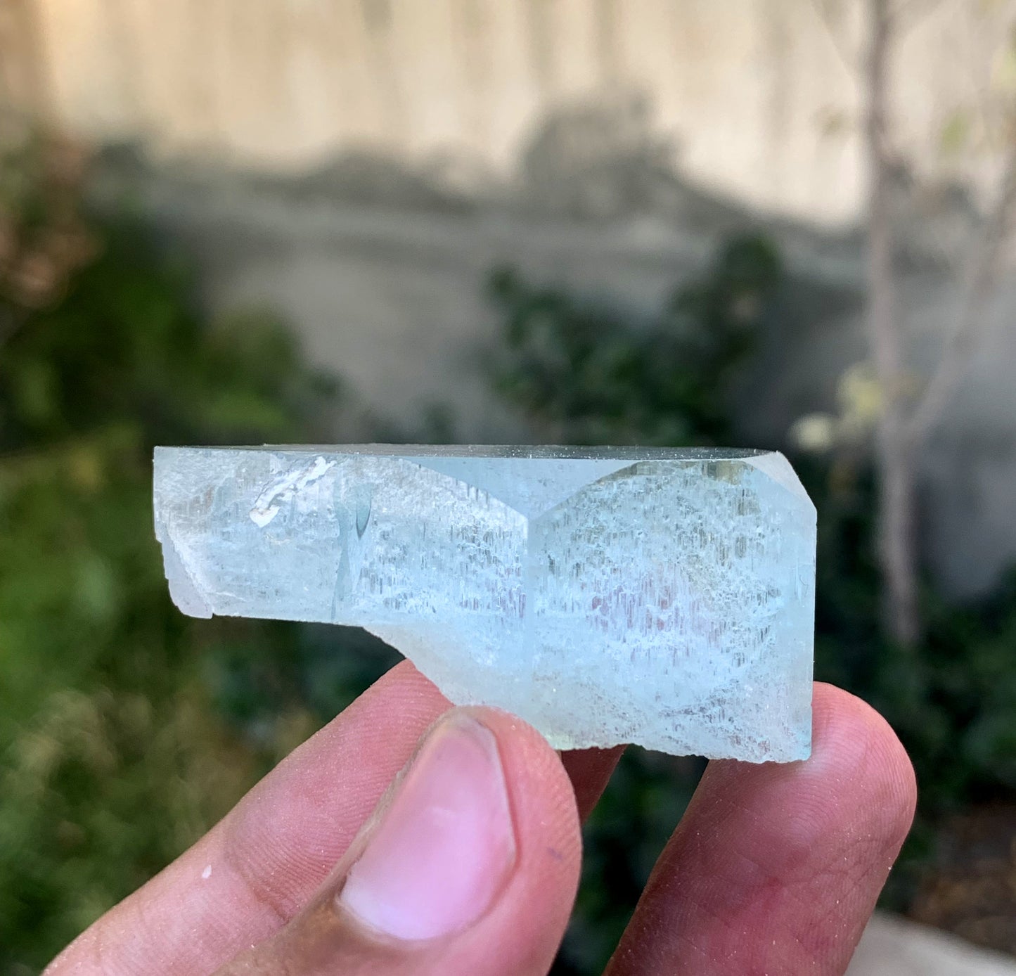 Sky Blue Aquamarine Crystal From Pakistan 27 Gram