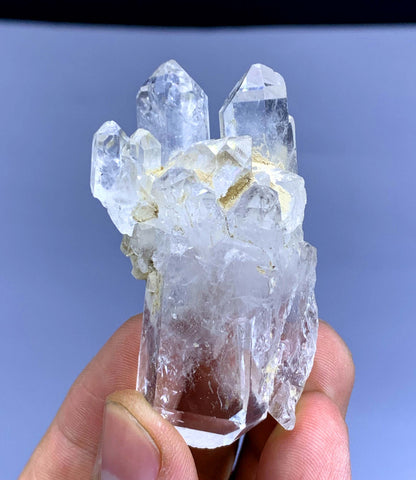 Double Terminated Feden Quartz Cluster from Pakistan - 44 gram