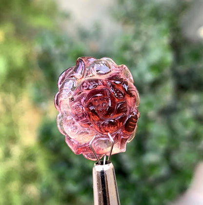 Polished Pink Tourmaline Carving From Afghanistan - 65 Carats