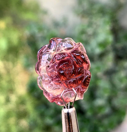 Polished Pink Tourmaline Carving From Afghanistan - 65 Carats