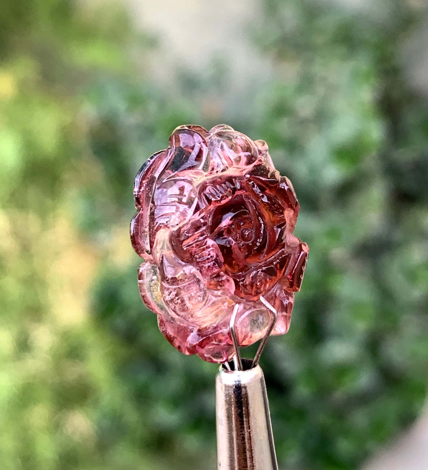 Polished Pink Tourmaline Carving From Afghanistan - 65 Carats