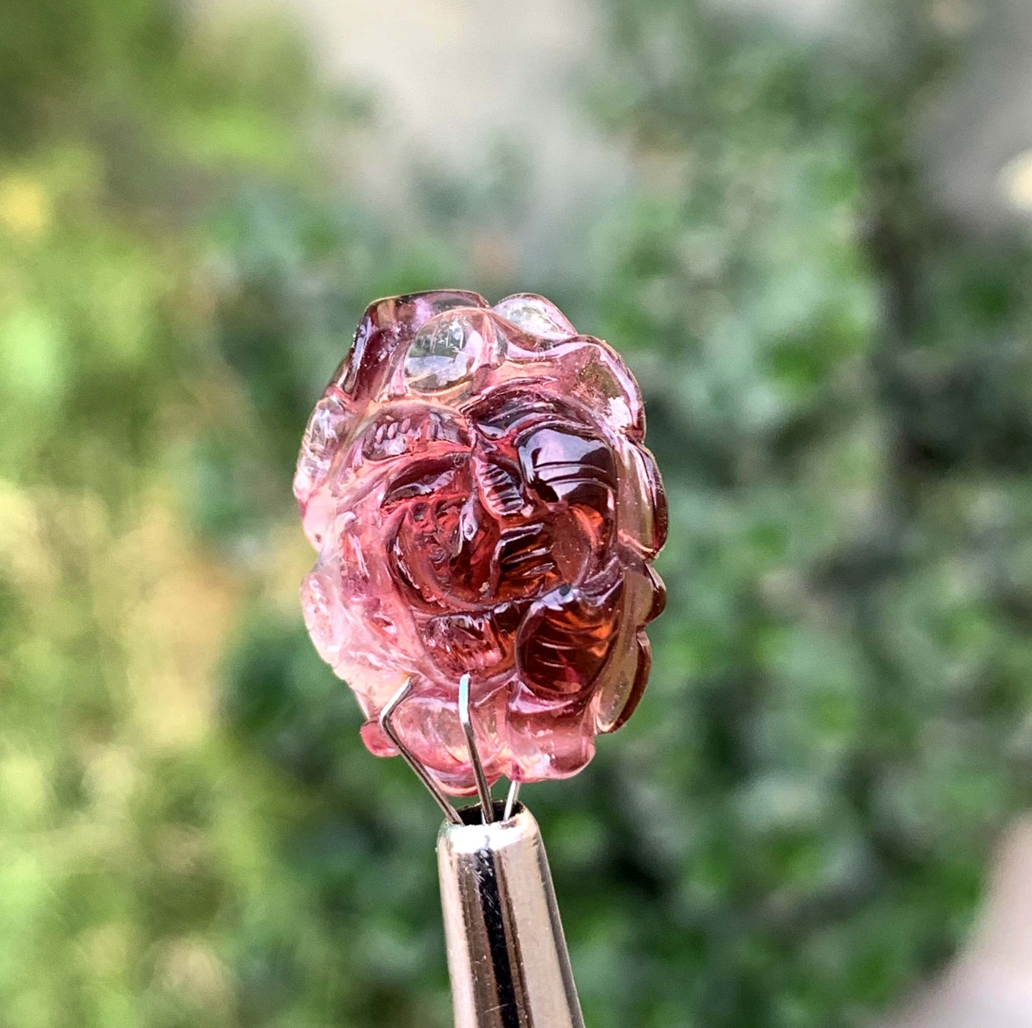 Polished Pink Tourmaline Carving From Afghanistan - 65 Carats